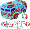 groovy hippie bus (kat)