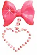 CUTE PINK HEART WITH BOW