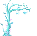 blue tree