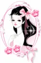 girl in pink