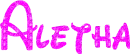 Aletha Purple Glitter