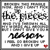 the pieces