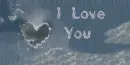 sky with a heart