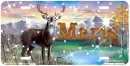 Buck Deer in the woods Tag (with sparkles)- Marie (v.2) 