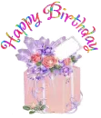 Rose  Present - Happy Birthday