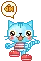 kitty cat - i love fish