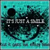 just a smile