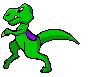 dino walking