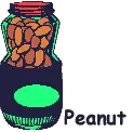 Jar of peanuts