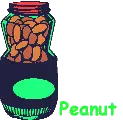Jar of peanuts