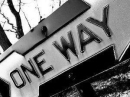 one way