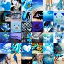 Blue Collage