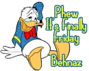 donald duck friday behnaz
