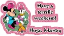 Have a terrific weekend! Hugs, Mandy
