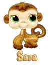 littlest petshop monkey sara