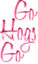 go hogs go  -pink-