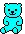 Blue Teddy Bear1