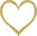 gold heart