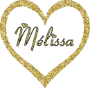 mÃ©lissa name in a heart