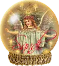 Angel Snowglobe (animated)- Sandi