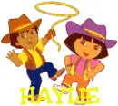 Dora & Diego with Haylie