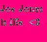 joe jonas