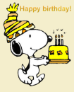 Happy Birthday yellow