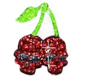 glitter skull cherries