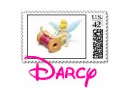 Tinkerbell Stamp- Darcy (disney font)