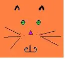 kitty cat face!!! lol