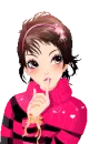THINKING GIRL