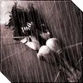 rain and alone girl