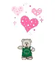 Pink Heart Bearista
