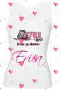Proud Army Wife Cami (with floating hearts)- Erica