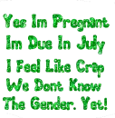 yes i'm pregnant...