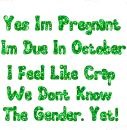 yes i'm pregnant...