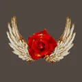 rose with wings