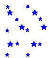 blue stars