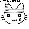 even though it hurts