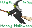Flying By To Say Happy Halloween