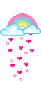 rainbow hearts