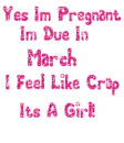 Yes I'm Pregnant