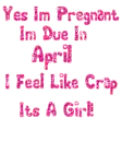 Yes I'm Pregnant