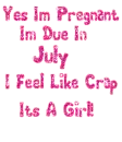 Yes I'm Pregnant