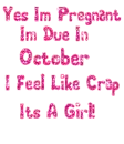 Yes I'm Pregnant