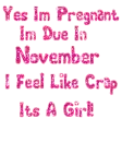 Yes I'm Pregnant