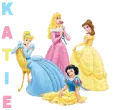 Katie with Disney Princesses