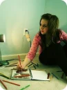 Girl drawing