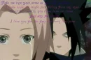 sasuke and sakura goodbye with quote