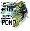 If you can't swim with the big frogs